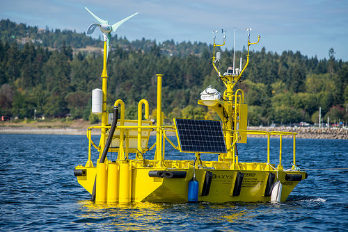 Blowin' in the Wind: Pacific Northwest National Laboratory is commissioning two of these large buoys, which are decked out with advanced scientific instruments to more accurately predict offshore wind's power-producing potential.