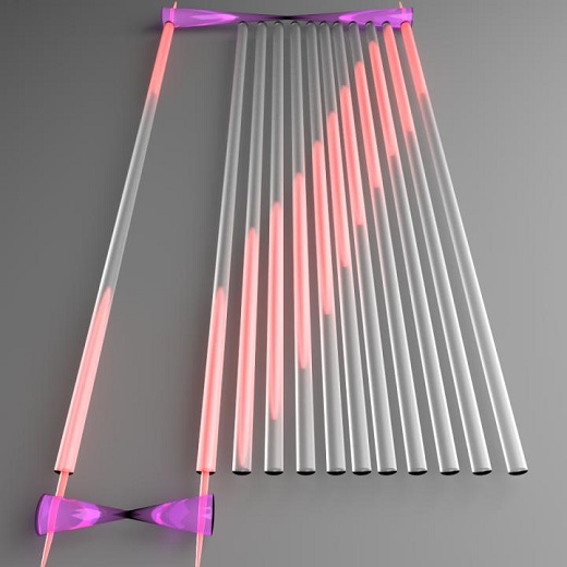 CAPTION Quantum information is encoded in single particles of light (photons). The perfect state transfer is applied to one photon of an entangled pair, relocating it to a distant location while preserving the delicate quantum information and entanglement.