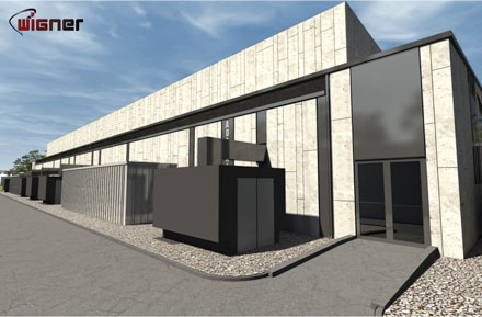 Artist's impression of the new data centre (Image: Wigner)