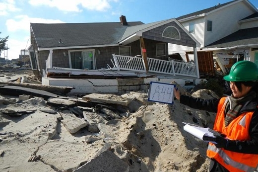 Researchers examine storm damage after Hurricane Sandy