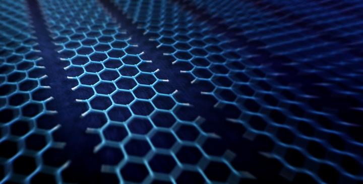 Illustration of the molecular structure of the graphene nanoribbons prepared by UCLA chemistry professor Yves Rubin and colleagues.  CREDIT Courtesy of Yves Rubin