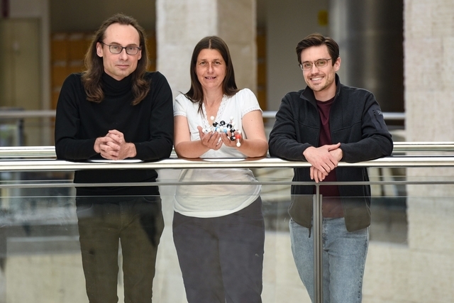 L-R: Prof. Alex Bronstein, Dr. Ailie Marx, PhD student Aviv Rosenberg