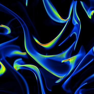 Detailed supercomputer simulation shows how a particle of nutrients gets distributed by turbulent water. Image courtesy of John R. Taylor and Roman Stocker Detailed supercomputer simulation shows how a particle of nutrients gets distributed by turbulent water. Image courtesy of John R. Taylor and Roman Stocker