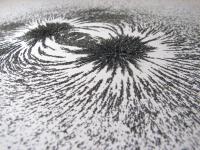 An experiment to visualize magnetic fields was performed.