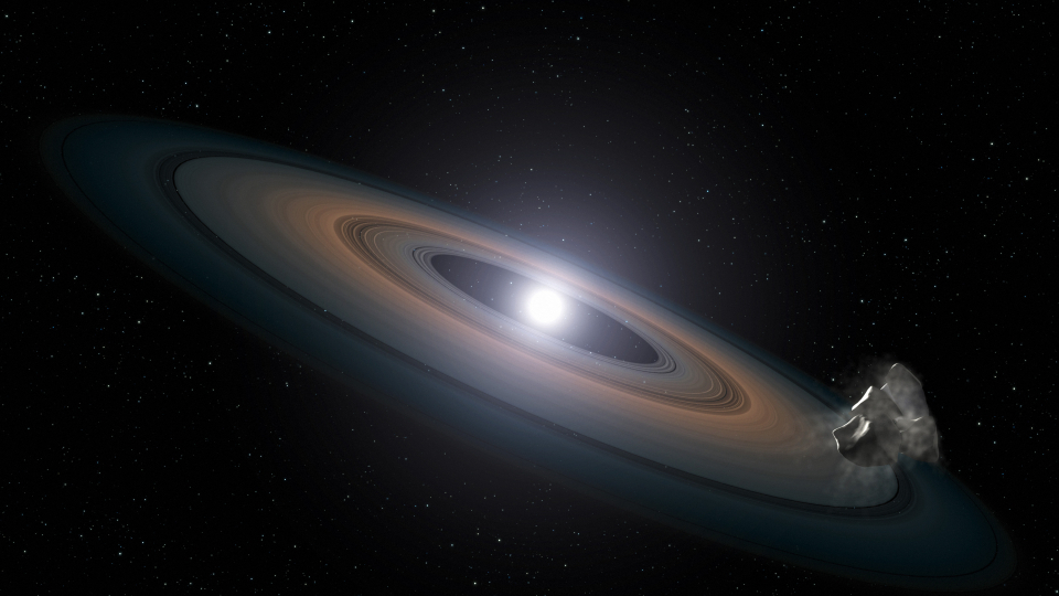 Illustration of a white dwarf ( Image: NASA, ESA, STScI, and G. Bacon (STScI)