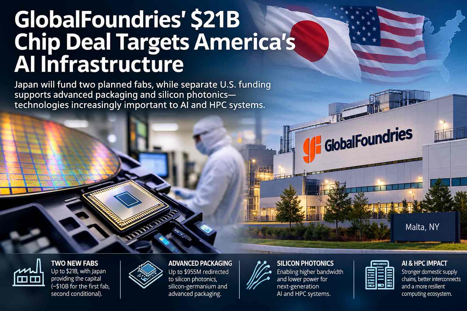 GlobalFoundries’ $21B chip deal targets America’s AI infrastructure