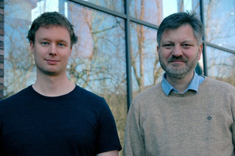 This photo shows the researchers Dr. Sebastian Lerch and Prof. Tilmann Gneiting.