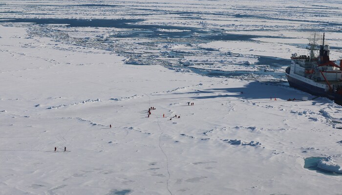 Due to the harsh conditions in Arctic, relatively few observations are made in that part of world.  CREDIT Photo: Céline Heuzé