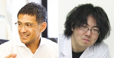 Akira Kakugo (Left) and Daisuke Inoue (Right) of research team at Hokkaido University.