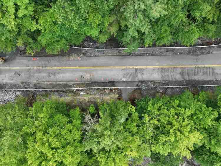 Flooding impacts in Worcester, VT (2024). Photo by AOT. 